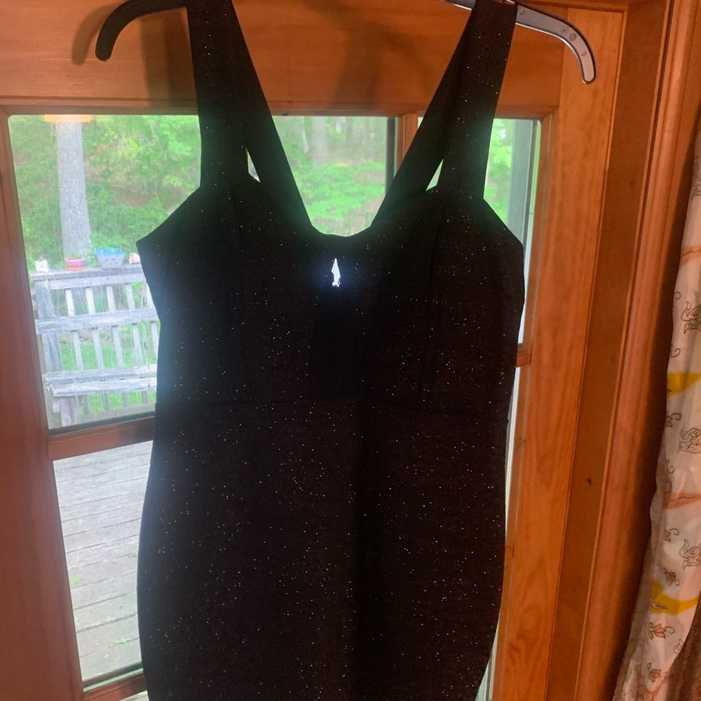 Sparkly black dress